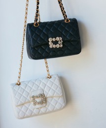 VIS | 【2WAY】ビジューチェ－ンショルダーバッグ(ショルダーバッグ)