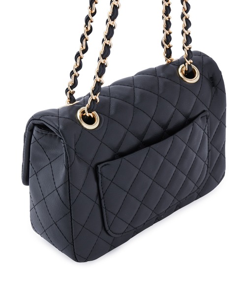 VIS(ビス)の「【2WAY】ビジューチェ-ンショルダーバッグ(ショルダーバッグ・レディース・ブラック/オフホワイト・FREE)」の13枚目の写真