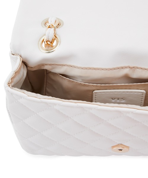 VIS(ビス)の「【2WAY】ビジューチェ-ンショルダーバッグ(ショルダーバッグ・レディース・ブラック/オフホワイト・FREE)」の16枚目の写真