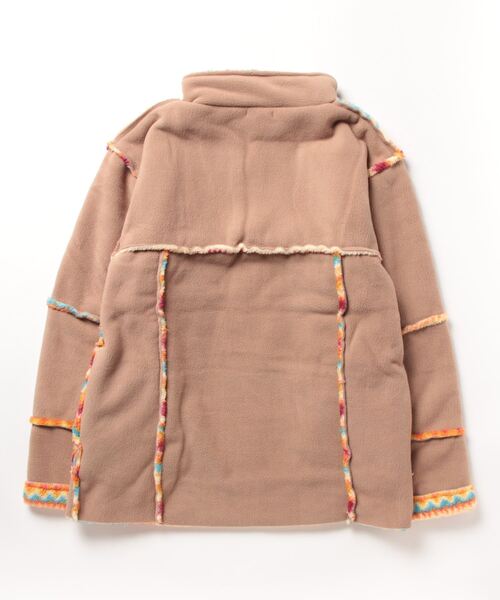 チャイハネ(チャイハネ)の「【チャイハネ】ネイトンMEN'Sハーフジップトップス(その他トップス・メンズ・ベージュ/ブラック・FREE)」の4枚目の写真