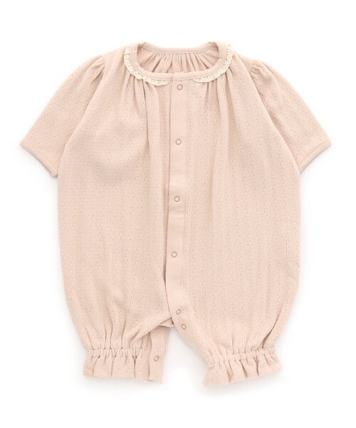 Ampersand（アンパサンド）の「premier セレモニー対応OK 2WAYドレス／カバーオール（ロンパース・キッズ・ブラウン/アイボリー/ピンク・80/70/60）」の3枚目の写真