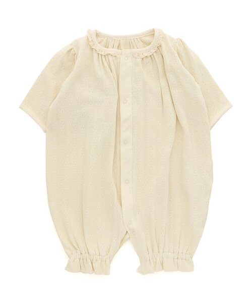 Ampersand（アンパサンド）の「premier セレモニー対応OK 2WAYドレス／カバーオール（ロンパース・キッズ・ブラウン/アイボリー/ピンク・80/70/60）」の5枚目の写真