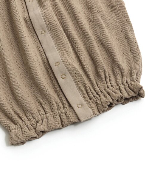 Ampersand（アンパサンド）の「premier セレモニー対応OK 2WAYドレス／カバーオール（ロンパース・キッズ・ブラウン/アイボリー/ピンク・80/70/60）」の7枚目の写真