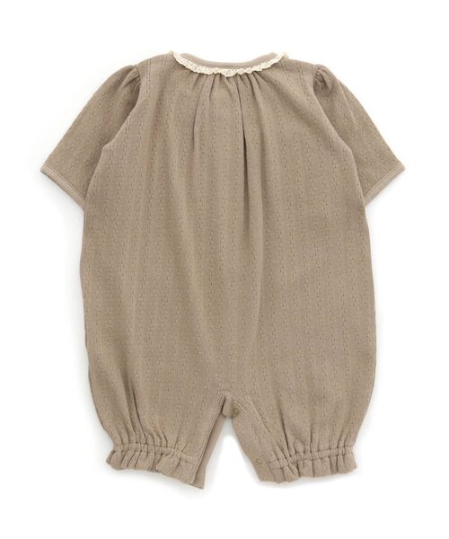 Ampersand（アンパサンド）の「premier セレモニー対応OK 2WAYドレス／カバーオール（ロンパース・キッズ・ブラウン/アイボリー/ピンク・80/70/60）」の9枚目の写真