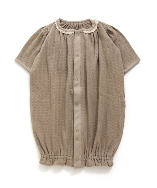 Ampersand（アンパサンド）の「premier セレモニー対応OK 2WAYドレス／カバーオール（ロンパース・キッズ・ブラウン/アイボリー/ピンク・80/70/60）」の12枚目の写真