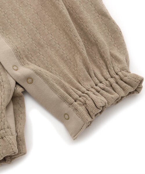 Ampersand（アンパサンド）の「premier セレモニー対応OK 2WAYドレス／カバーオール（ロンパース・キッズ・ブラウン/アイボリー/ピンク・80/70/60）」の16枚目の写真