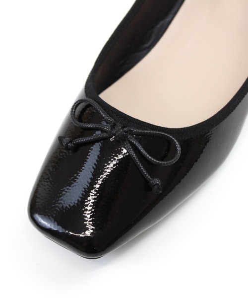 VIVIAN（ヴィヴィアン）の「スクエアトゥレインバレエシューズ（レインシューズ・レディース・シルバー/ベージュ系その他/ブラック系その他・LL/S/M/L）」の21枚目の写真