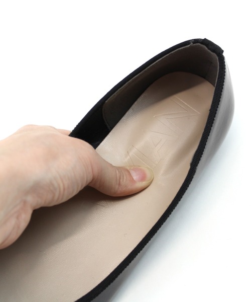 VIVIAN（ヴィヴィアン）の「スクエアトゥレインバレエシューズ（レインシューズ・レディース・シルバー/ベージュ系その他/ブラック系その他・LL/S/M/L）」の22枚目の写真