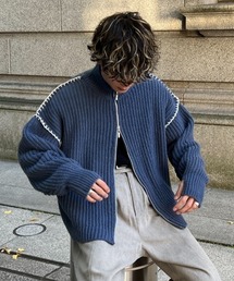 Ellno Loset | フィンガーホール付きステッチドライバーズニット(ニット/セーター)