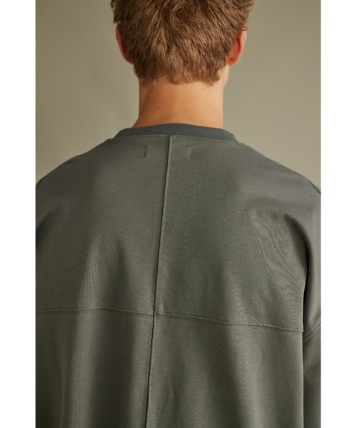 STYLEMIXER（スタイルミキサー）の「ヘビー天竺カットオーバーT（Tシャツ/カットソー・メンズ・パープル/ベージュ/グレー・MEDIUM/LARGE）」の10枚目の写真