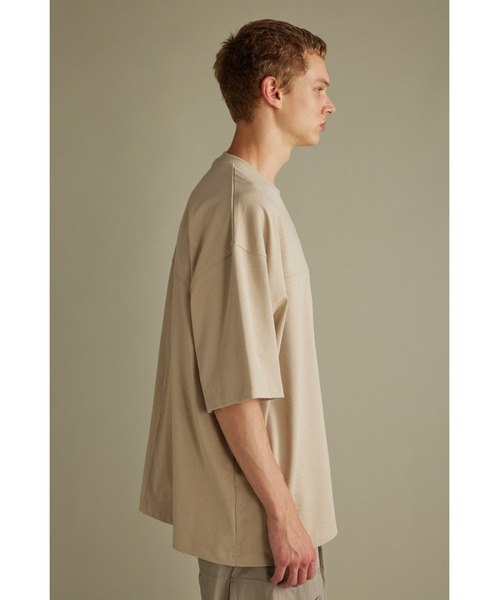 STYLEMIXER（スタイルミキサー）の「ヘビー天竺カットオーバーT（Tシャツ/カットソー・メンズ・パープル/ベージュ/グレー・MEDIUM/LARGE）」の19枚目の写真