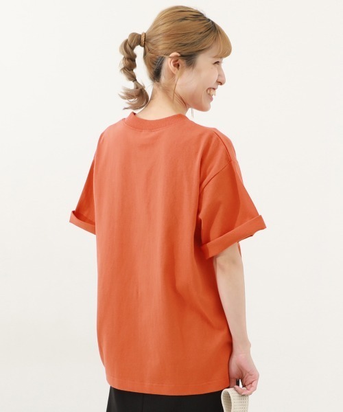 devirock（デビロック）の「綿100% お洗濯してもよれにくい ビッグシルエット 大人 半袖Tシャツ（Tシャツ/カットソー・メンズ・アイボリー/ブラック/パープル系5/グリーン系その他2/グレー系/ブルー系2/バイオレット/ピンク系6/ダークオレンジ/ホワイト/ライトグリーン/イエロー系3/ブルー系1/ピンク系1/オートミール/グレー系2/グリーン系1/ピンク系2/ライラック系1/ブルー系3・M/L/LL）」の20枚目の写真