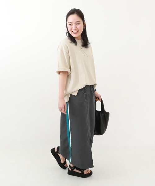 devirock（デビロック）の「綿100% お洗濯してもよれにくい ビッグシルエット 大人 半袖Tシャツ（Tシャツ/カットソー・メンズ・アイボリー/ブラック/パープル系5/グリーン系その他2/グレー系/ブルー系2/バイオレット/ピンク系6/ダークオレンジ/ホワイト/ライトグリーン/イエロー系3/ブルー系1/ピンク系1/オートミール/グレー系2/グリーン系1/ピンク系2/ライラック系1/ブルー系3・M/L/LL）」の22枚目の写真