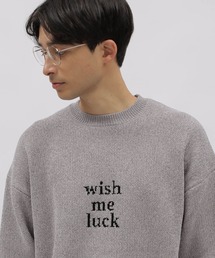 LAKOLE | Wジャガードロゴプルオーバー / 976913(ニット/セーター)