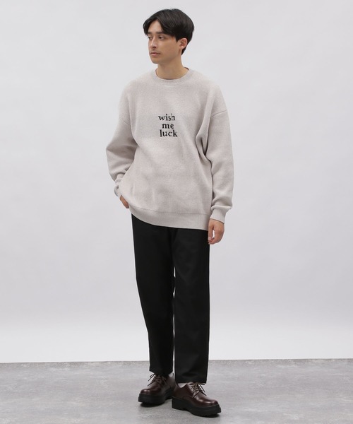 LAKOLE(ラコレ)の「Wジャガードロゴプルオーバー / 976913(ニット/セーター・メンズ・ピンク/アイボリー/グレー/ネイビー・LARGE/X-LARGE/MEDIUM)」の7枚目の写真