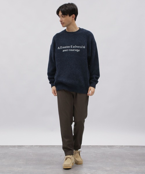 LAKOLE(ラコレ)の「Wジャガードロゴプルオーバー / 976913(ニット/セーター・メンズ・ピンク/アイボリー/グレー/ネイビー・LARGE/X-LARGE/MEDIUM)」の8枚目の写真