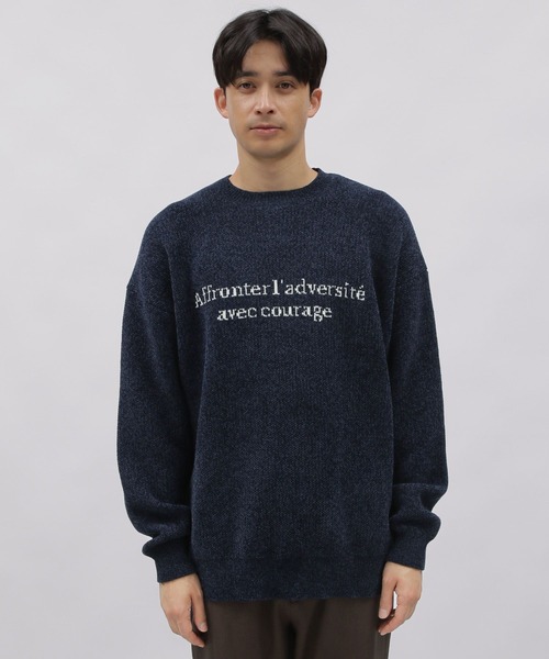 LAKOLE（ラコレ）の「Wジャガードロゴプルオーバー / 976913（ニット