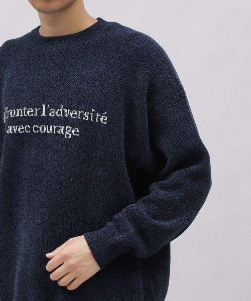 LAKOLE（ラコレ）の「Wジャガードロゴプルオーバー / 976913（ニット