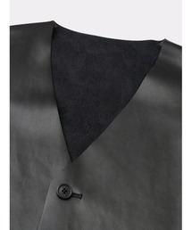 SOFTHYPHEN（ソフトハイフン）の「FAUX LEATHER CARDIGAN