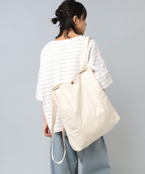 URCH RNA（アーチ アールエヌエー）の「E4958 ＵＲＣＨフタヤクバッグ（バックパック/リュック・レディース・ブラック/ナチュラル/キャメル/ブルー/グレイッシュベージュ・FREE）」の3枚目の写真