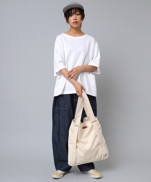 URCH RNA（アーチ アールエヌエー）の「E4958 ＵＲＣＨフタヤクバッグ（バックパック/リュック・レディース・ブラック/ナチュラル/キャメル/ブルー/グレイッシュベージュ・FREE）」の12枚目の写真