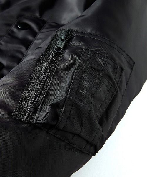 soduk(スドーク)の「Don't touch! MA-1(MA-1・レディース・カーキ/ブラック・ONE SIZE)」の8枚目の写真