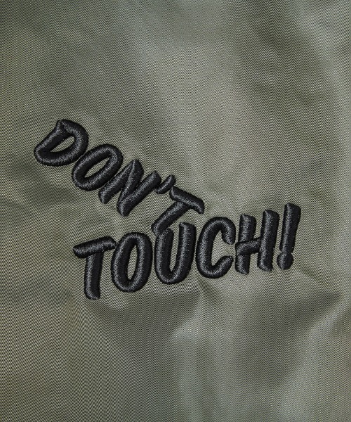 soduk(スドーク)の「Don't touch! MA-1(MA-1・レディース・カーキ/ブラック・ONE SIZE)」の12枚目の写真
