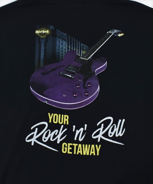 【海外古着】ハードロックホテル＆カジノ パーカー ギターホテル 刺繍ロゴ 海外古着ハードロックホテル＆カジノ パーカー ギターホテル 刺繍ロゴ