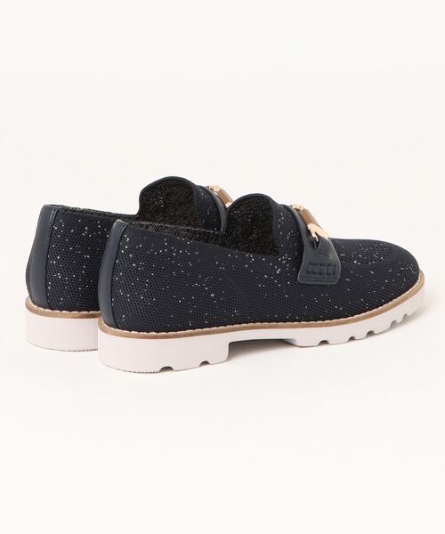 あしながおじさん（アシナガオジサン）の「軽量│ニットローファー　1310223（ローファー・レディース・ネイビー/グレイッシュベージュ/アイボリー/ブラック/ブラック系その他・24.5cm/24.0cm/23.5cm/23.0cm/22.5cm）」の16枚目の写真