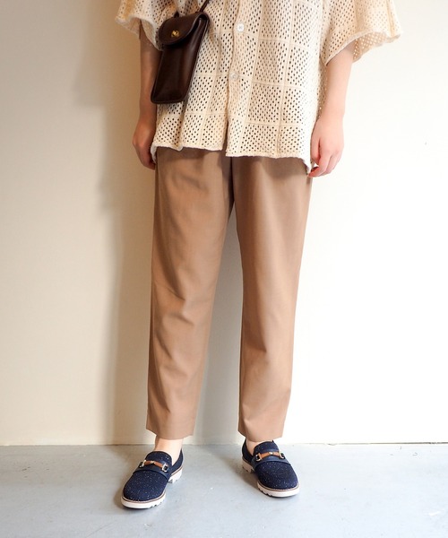 あしながおじさん（アシナガオジサン）の「軽量│ニットローファー　1310223（ローファー・レディース・ネイビー/グレイッシュベージュ/アイボリー/ブラック/ブラック系その他・24.5cm/24.0cm/23.5cm/23.0cm/22.5cm）」の13枚目の写真