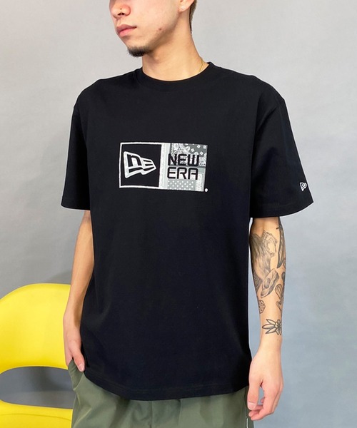 NEW ERA(ニューエラ)の「NEW ERA/ニューエラ 半袖Tシャツ ブランドロゴ 14121889/14121890(Tシャツ/カットソー・メンズ・ブラック/ホワイト・M/L/XL/2XL)」の2枚目の写真