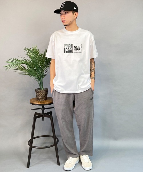 NEW ERA(ニューエラ)の「NEW ERA/ニューエラ 半袖Tシャツ ブランドロゴ 14121889/14121890(Tシャツ/カットソー・メンズ・ブラック/ホワイト・M/L/XL/2XL)」の6枚目の写真
