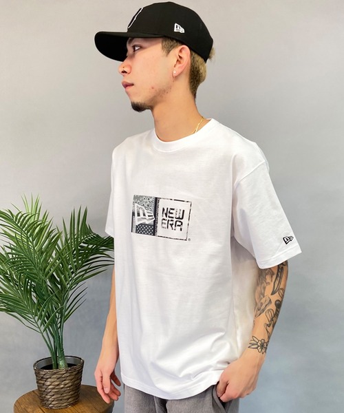 NEW ERA(ニューエラ)の「NEW ERA/ニューエラ 半袖Tシャツ ブランドロゴ 14121889/14121890(Tシャツ/カットソー・メンズ・ブラック/ホワイト・M/L/XL/2XL)」の3枚目の写真