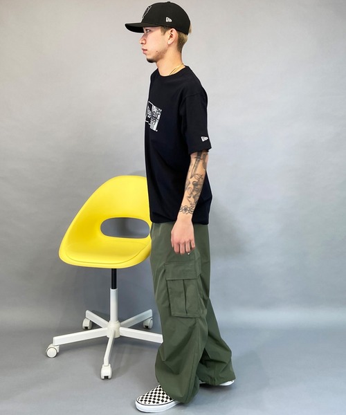 NEW ERA(ニューエラ)の「NEW ERA/ニューエラ 半袖Tシャツ ブランドロゴ 14121889/14121890(Tシャツ/カットソー・メンズ・ブラック/ホワイト・M/L/XL/2XL)」の16枚目の写真