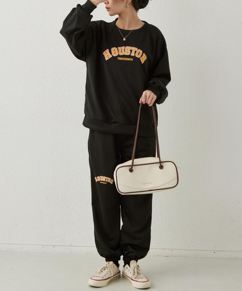 セール】2点上下セットジャージ スウェット/パンツ HOUSTON アップ