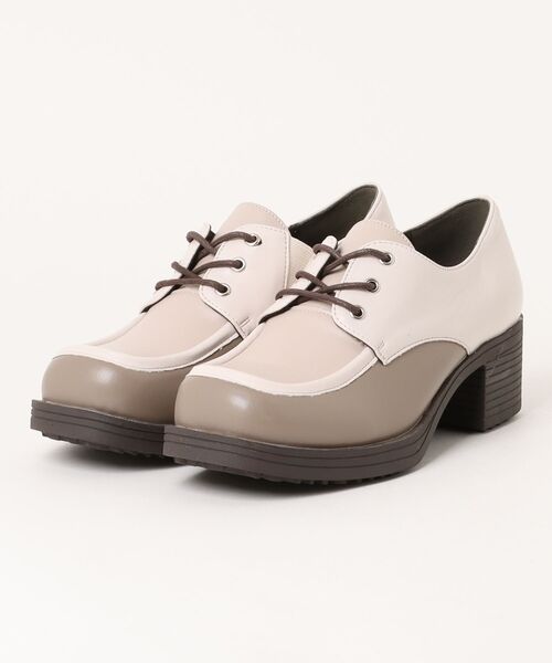 byあしながおじさん（バイアシナガオジサン）の「【Pally by あしながおじさん】 撥水レースアップシューズ（ドレスシューズ・レディース・ブラック/ライトグレー/ダークブラウン・23.5cm/24.5cm/23.0cm/24.0cm/22.5cm）」の3枚目の写真