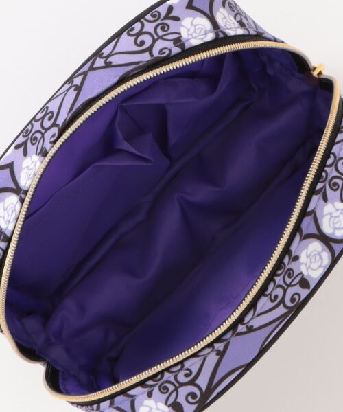 ANNA SUI(アナスイ)の「ハート&ローズ スクエアポーチ(ポーチ・レディース・パープル・FREE)」の3枚目の写真