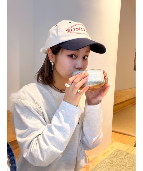 JUMELLE（ジュメロ）の「lu ribbon pierce（ピアス（両耳用）・レディース・シルバー・FREE）」の5枚目の写真