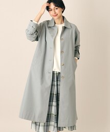◆【ベーシック・洗える】ステンカラーコート（S～L）