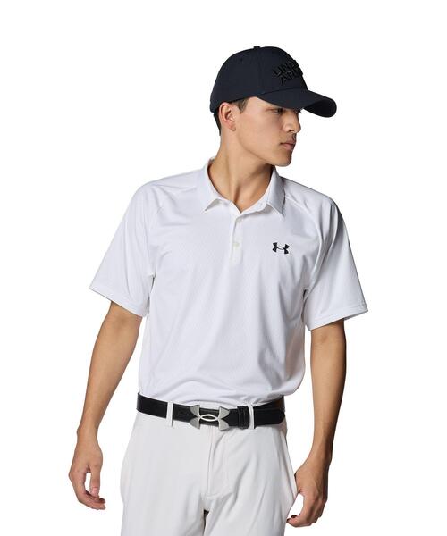 UNDER ARMOUR（アンダーアーマー）の「UAロゴ バックル ベルト（ゴルフ/メンズ）（ベルト・メンズ・ブラック・ONESIZE）」の2枚目の写真