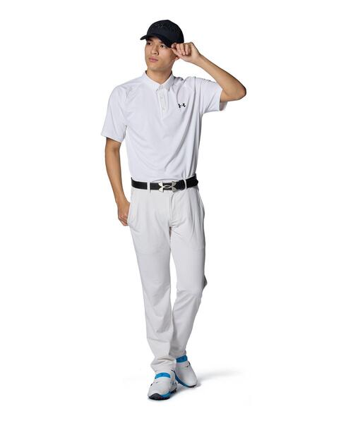 UNDER ARMOUR（アンダーアーマー）の「UAロゴ バックル ベルト（ゴルフ/メンズ）（ベルト・メンズ・ブラック・ONESIZE）」の3枚目の写真