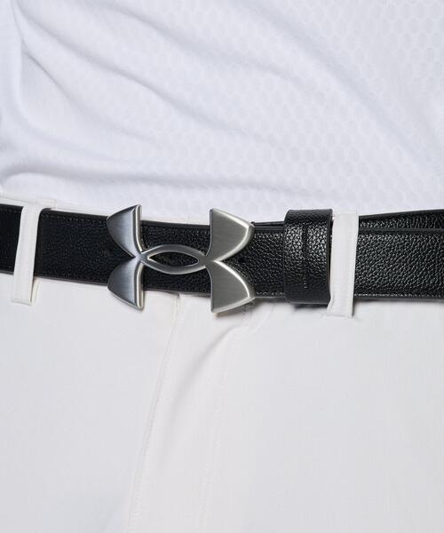 UNDER ARMOUR（アンダーアーマー）の「UAロゴ バックル ベルト（ゴルフ/メンズ）（ベルト・メンズ・ブラック・ONESIZE）」の4枚目の写真