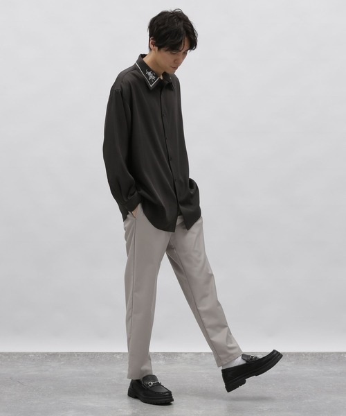 LAKOLE（ラコレ）の「フラワー刺繍長袖シャツ / 106851（シャツ/ブラウス・メンズ・ブルー/ホワイト/ブラック・X-LARGE/LARGE/MEDIUM）」の19枚目の写真