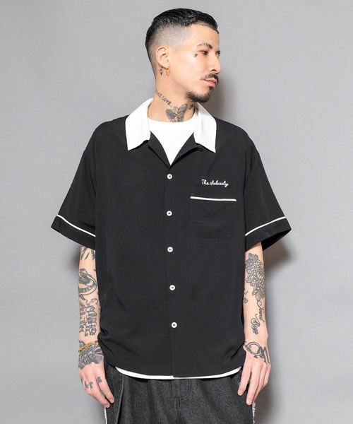 Subciety（サブサエティ）の「BOWLING SHIRT（シャツ/ブラウス・メンズ・ブラック/ホワイト/ネイビー/オレンジ・SMALL/MEDIUM/LARGE/X-LARGE）」の5枚目の写真