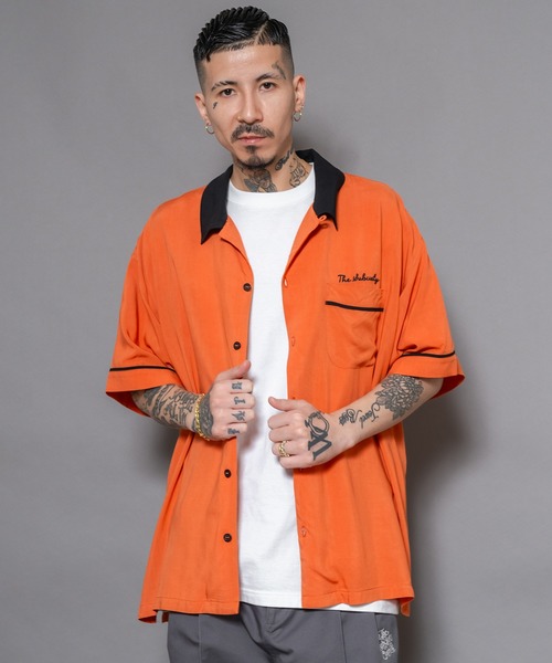 Subciety（サブサエティ）の「BOWLING SHIRT（シャツ/ブラウス・メンズ・ブラック/ホワイト/ネイビー/オレンジ・SMALL/MEDIUM/LARGE/X-LARGE）」の14枚目の写真