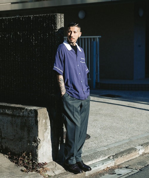 Subciety（サブサエティ）の「BOWLING SHIRT（シャツ/ブラウス・メンズ・ブラック/ホワイト/ネイビー/オレンジ・SMALL/MEDIUM/LARGE/X-LARGE）」の17枚目の写真