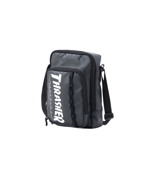 MAISON mou(メゾンムー)の「【THRASHER/スラッシャー】タテミニショルダー(ショルダーバッグ・レディース・ホワイト/ブラック・FREE)」の1枚目の写真