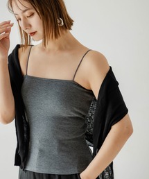カップ付きベアキャミソール