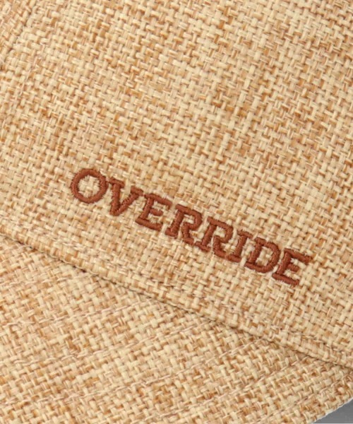 OVERRIDE（オーバーライド）の「OVERRIDE POLYSHEET WIDE CAP SGP / オーバーライド（キャップ・レディース・ブラック/ベージュ/ライトグレー・57~59cm）」の12枚目の写真