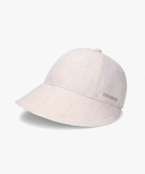 OVERRIDE（オーバーライド）の「OVERRIDE POLYSHEET WIDE CAP SGP / オーバーライド（キャップ・レディース・ブラック/ベージュ/ライトグレー・57~59cm）」の13枚目の写真